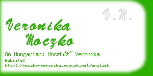 veronika moczko business card